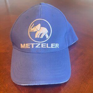 Metzeler Blue Embroidered Cap Elephant Logo Motorcycle Tire upgrade your ride